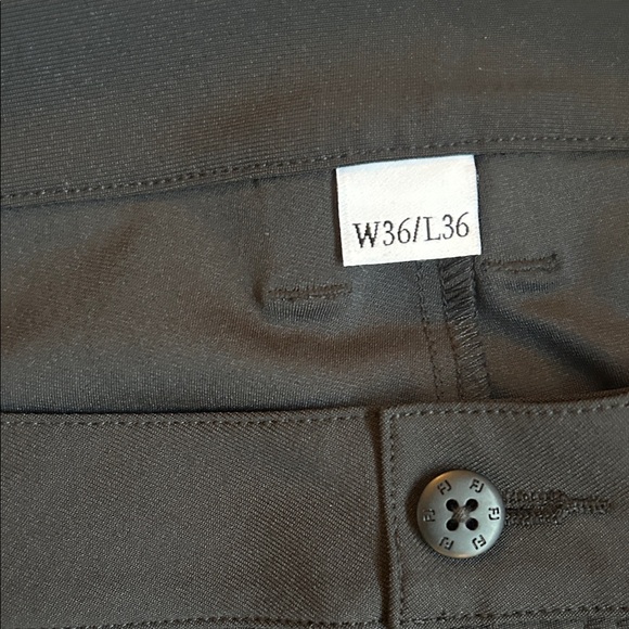 NWOT FootJot Men's Black Golf Pants, W36/L36 - Picture 4 of 5